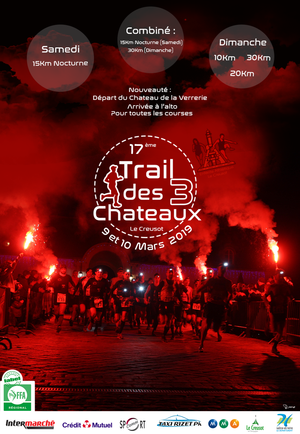 Affiche Trail des 3 chateaux