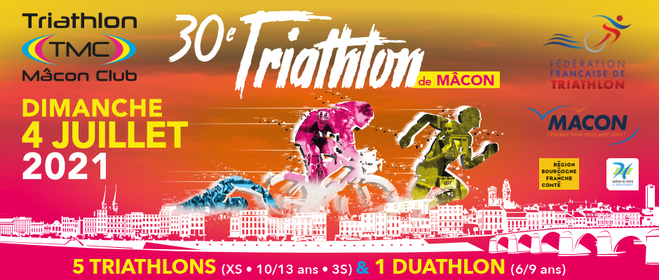 Bandeau 30eme Triathlon Macon