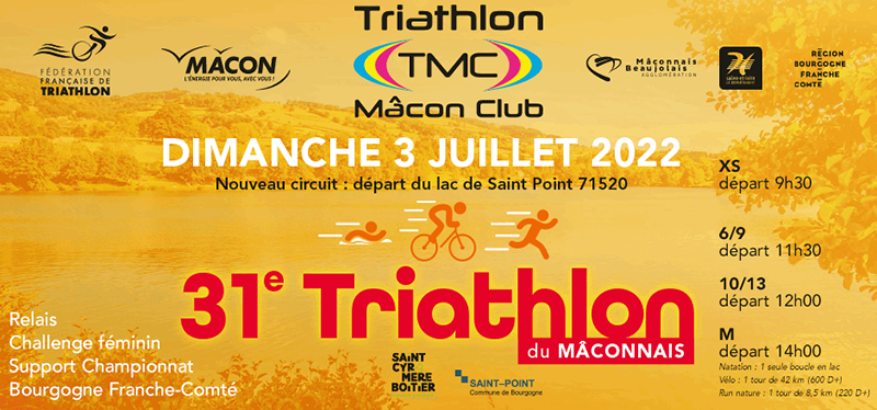 Bandeau 30eme Triathlon Macon